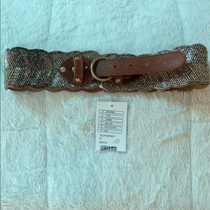 Anthropologie Jasper & Jeera beaded Waist Belt